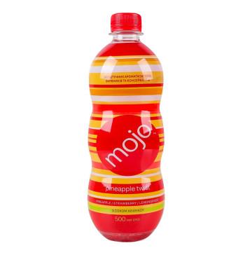Напій безалкогольний сильногазований соковмісний з соком ананасу Pineapple twist Mojo п/пл 0.5л