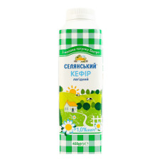 Кефір 1% Селянський т/п 450г