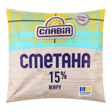Сметана 15% Славія м/у 350г