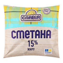 Сметана 15% Славія м/у 350г