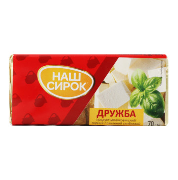 Продукт сирний 50% Дружба Наш сирок м/у 70г