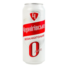 Пиво 0.5л 0.5% безалкогольне світле пастеризоване 0 Alco Чернігівське з/б