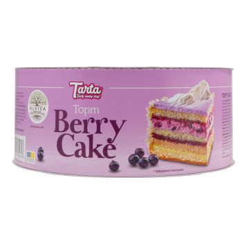 Торт бісквітний Berrу Cake Tarta к/у 450г