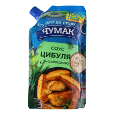 Соус Цибуля зі сметаною Чумак д/п 200г