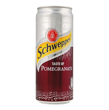 Напій безалкогольний сильногазований на ароматизаторах Pomegranate Schweppes з/б 330мл