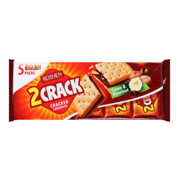 Крекер Cocoa&Hazelnut 2 Crack Roshen м/у 5х47г