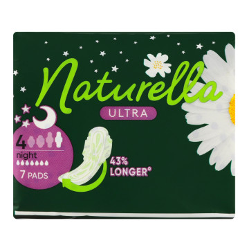 Прокладки гігієнічні ароматизовані Night Ultra Naturella 7шт