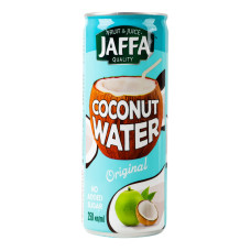 Вода кокосова стерилізована Original Jaffa з/б 250мл