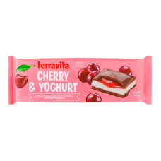 Шоколад молочний Cherry&Yoghurt Terravita м/у 235г