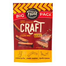Грінки житньо-пшеничні Стейк BBQ Craft Bars Flint д/п 120г