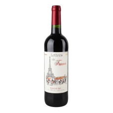 Вино 0.75л 12% червоне сухе Rouge Sec Lettres de France пл