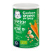 Снеки пшенично-вівсяні для дітей від 10міс з морквою Organic Gerber з/б 35г