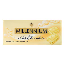 Шоколад білий пористий Millennium м/у 90г