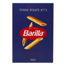 Вироби макаронні з твердих сортів пшениці Penne Rigate №73 Barilla к/у 500г