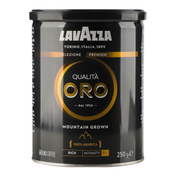 Кава натуральна смажена мелена Mountain Grown Qualita Oro Lavazza з/б 250г