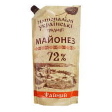 Майонез 72% Файний Національні українські традиції д/п 500г