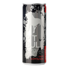 Напій енергетичний безалкогольний сильногазований Silver Pit Bull з/б 250мл