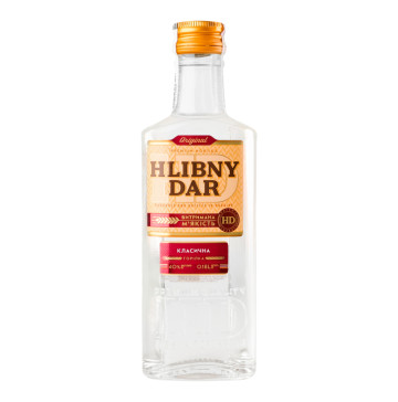 Горілка 0.18л 40% Класична Hlibny Dar пл