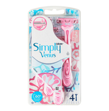 Бритви одноразові Simply Venus 3 Gillette 4шт