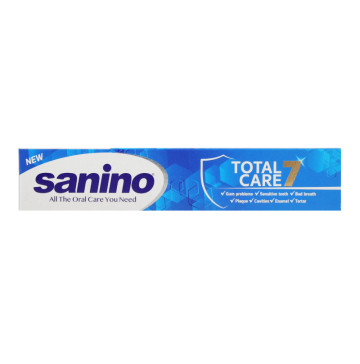 Паста зубна Комплексний догляд Total Care Sanino 90мл