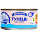 Тунець для салатів у власному соку Аквамарин з/б 185г