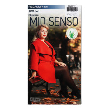 Колготки жіночі Mio Senso Piccadilly PlusSize 100den 6+ black