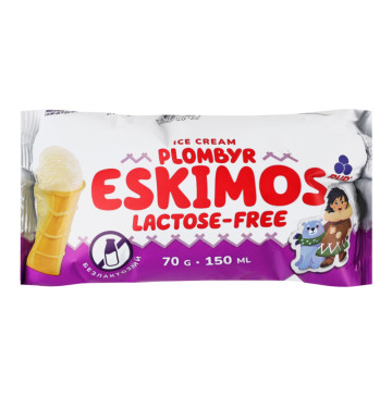 Морозиво пломбір безлактозний Eskimos Rud м/у 70г