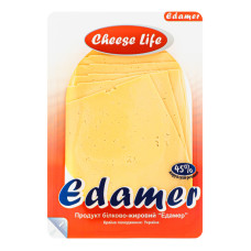 Продукт білково-жировий 45% Едамер Cheese Life лоток 0.15кг