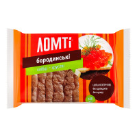 Хлібці цільнозернові хрусткі Бородинські Ломті м/у 100г