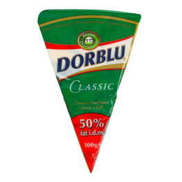 Сир 50% напівтвердий з блакитною пліснявою Classic Dorblu Kaserei Сhampignon м/у 100г