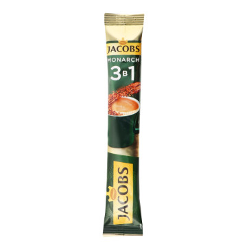 Напій кавовий розчинний Jacobs Monarch 3в1 м/у 15г