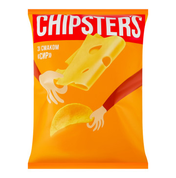 Чипси картопляні Сир Chipster's м/у 100г