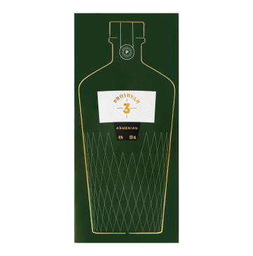 Бренді 0.5л 40% вірменський ординарний 3 роки PBF к/у
