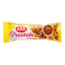 Батончик з шоколадом та смаком солоної карамелі Granola Axa м/у 30г