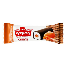 Сирок глазурований 23% з молоком згущеним вареним Ферма м/у 36г