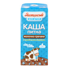 Каша 2% для дітей від 6міс молочно-гречана Яготинське для дітей т/п 200г