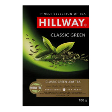 Чай зелений байховий листовий Classic Green Hillway в/с к/у 100г