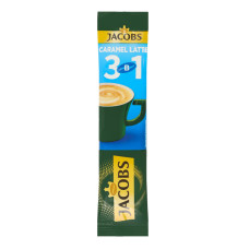 Напій кавовий розчинний 3в1 Caramel Latte Jacobs м/у 12.3г