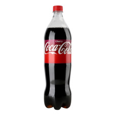 Напій безалкогольний сильногазований на ароматизаторах Cherry Coca-Cola п/пл 1.25л