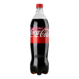 Напій безалкогольний сильногазований на ароматизаторах Cherry Coca-Cola п/пл 1.25л