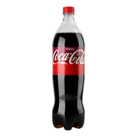Напій безалкогольний сильногазований на ароматизаторах Cherry Coca-Cola п/пл 1.25л