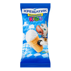 Морозиво 15% пломбір у вафельному стаканчику Kids Хрещатик м/у 70г