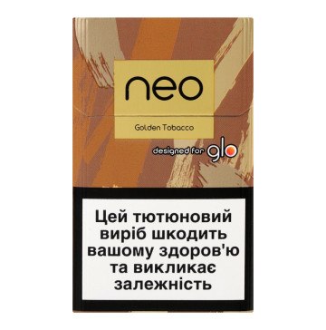 Виріб тютюновмісний для електричного нагрівання з фільтром Neo Demi Golden Tobacco 20шт