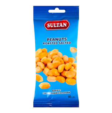 Арахіс смажений солоний Sultan м/у 60г