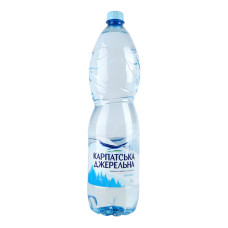 Вода мінеральна негазована Карпатська Джерельна п/пл 1.5л