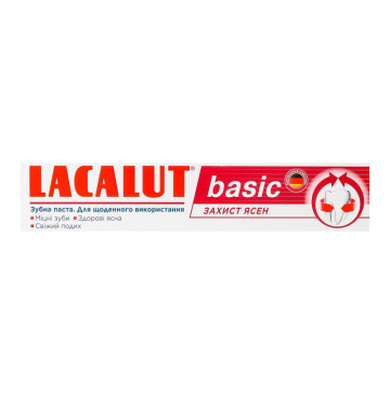 Паста зубна Захист ясен Basic Lacalut 75мл