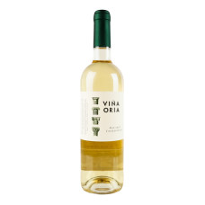 Вино 0.75л 13% біле сухе Macabeo Chardonnay Vina Oria пл