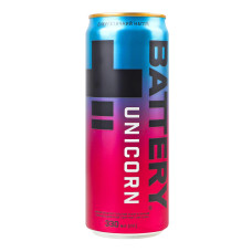 Напій енергетичний безалкогольний сильногазований Unicorn Battery з/б 330мл