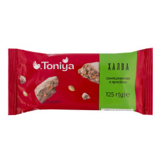 Халва соняшникова з арахісом Toniya м/у 125г