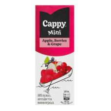 Нектар Яблуко-ягоди-виноград Mini Cappy т/п 200мл